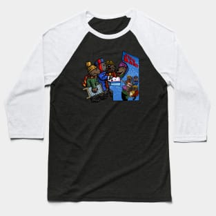 Emmet Otter's Arcade Christmas Baseball T-Shirt